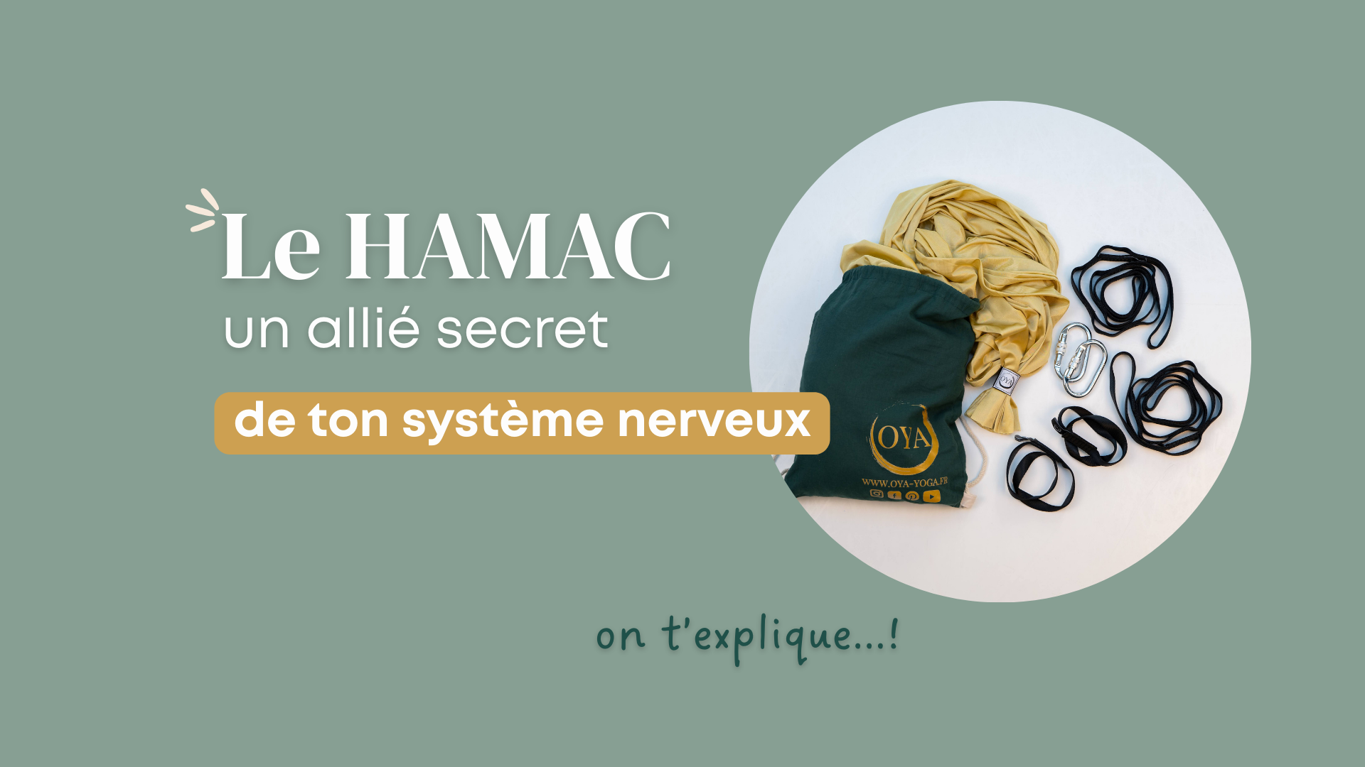 "Le hamac", un allié méconnu de ton système nerveux : "Et si ton bien-être commençait… suspendu dans un hamac ?"