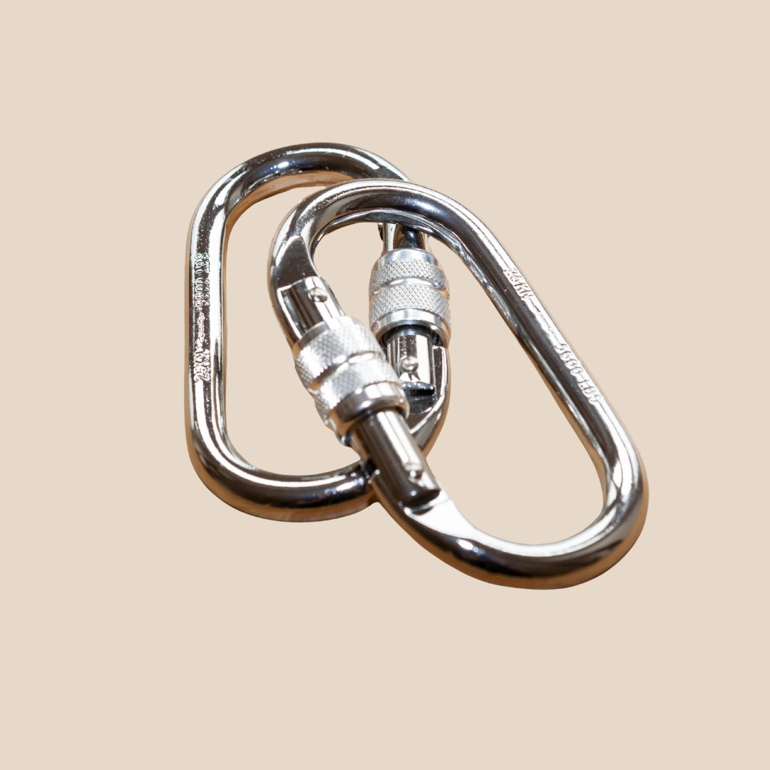 Mousquetons OYA YOGA pour hamac et yoga aérien