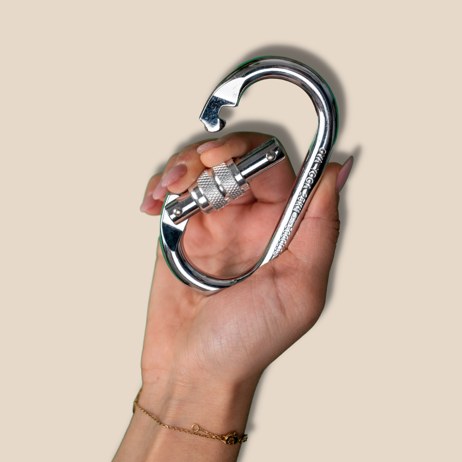 Mousquetons OYA YOGA pour hamac et yoga aérien