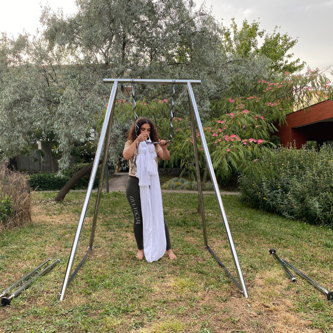 Portique En Acier OYA YOGA pour hamac et yoga aérien