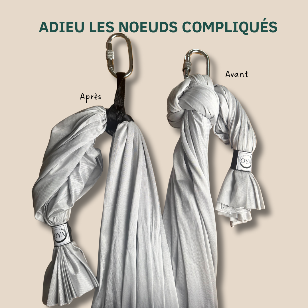 Anneau de sangle OYA YOGA zéro noeuds pour yoga aérien