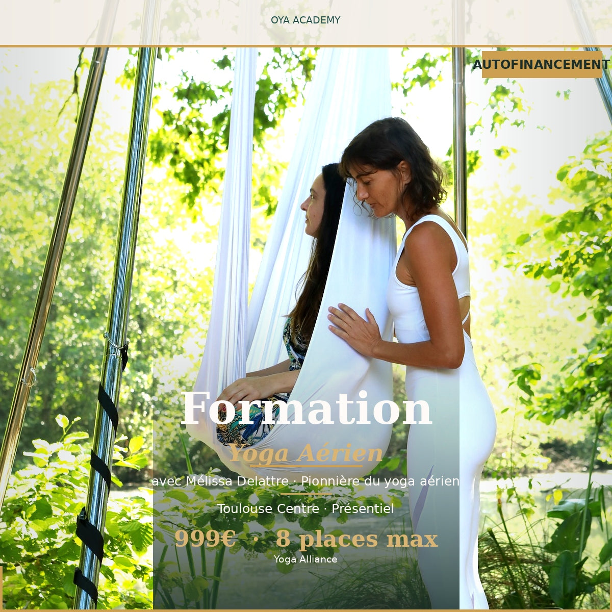 Formation yoga aérien autofinancement