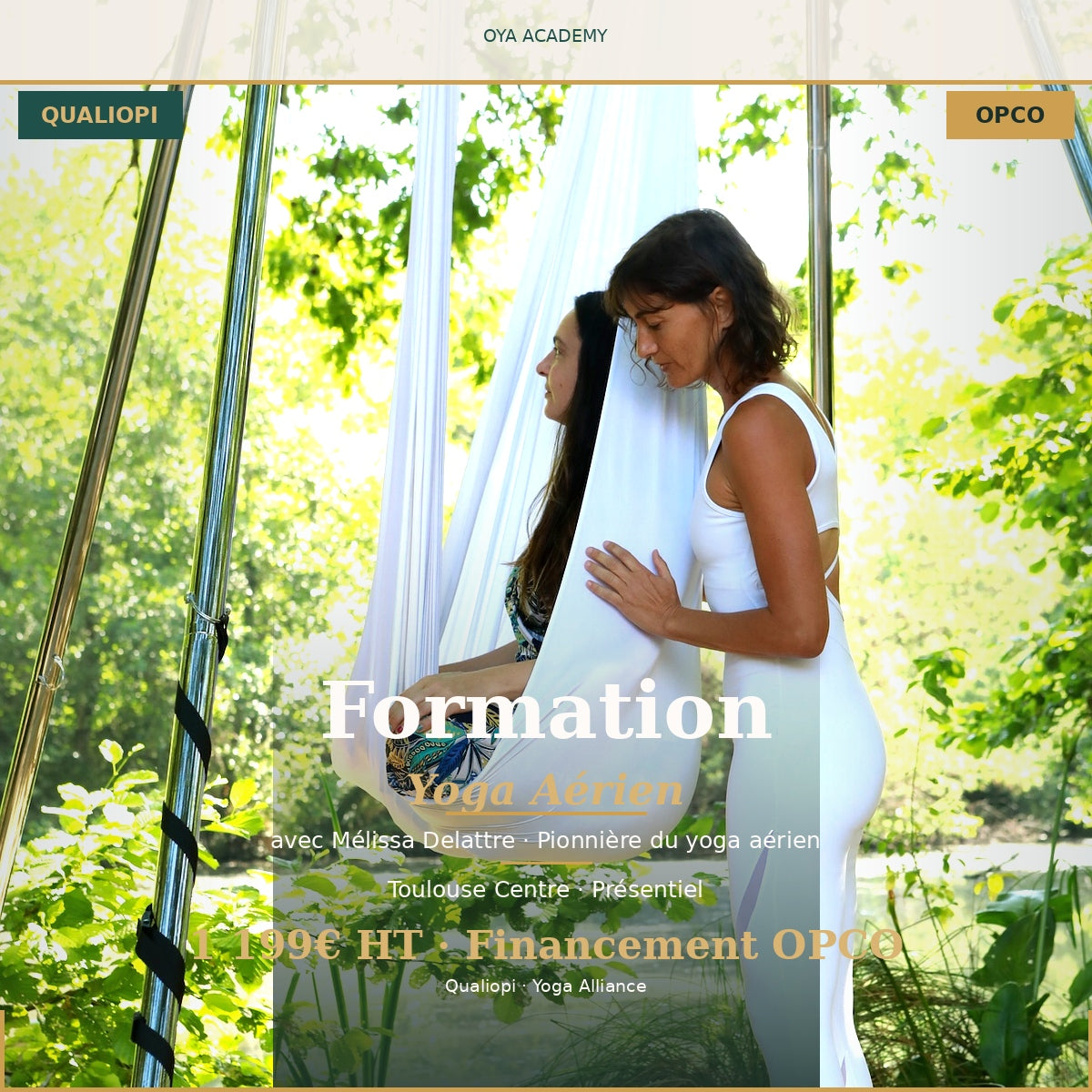 Formation yoga aérien financement OPCO